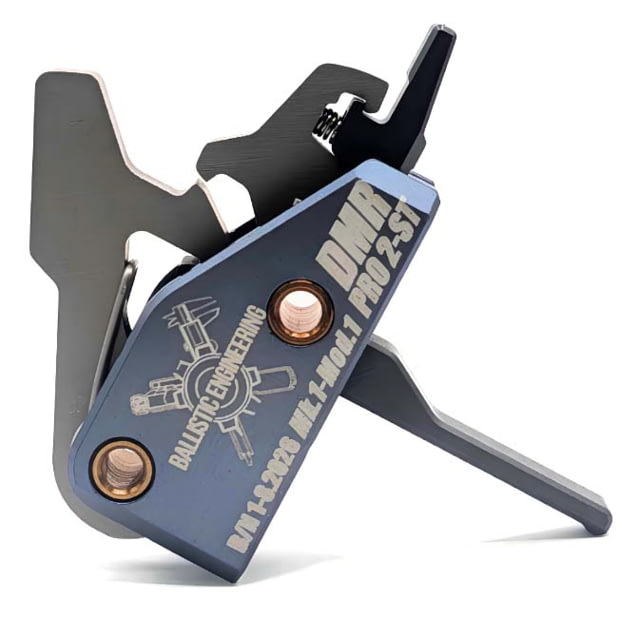 Ballistic Engineering Accurized DMR Pro 2-Stage AR Trigger 1.5 lb Straight Grey - Ballistic Engineering