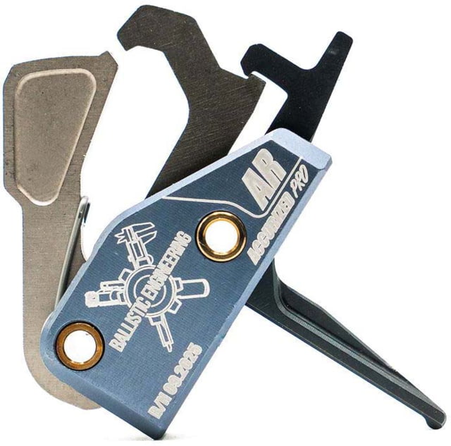 Ballistic Engineering AR Accurized PRO Trigger Straight 2-5lb Grey