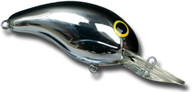 Bandit 100 Series Crankbait 2in 1/4oz Chrome/Black Back