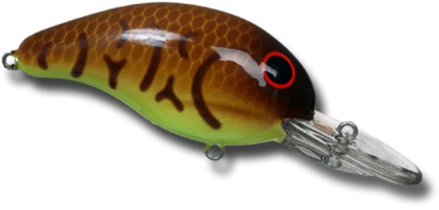 Bandit 200 Series Crankbait 2in 1/4oz Crawfish Chartreuse Belly