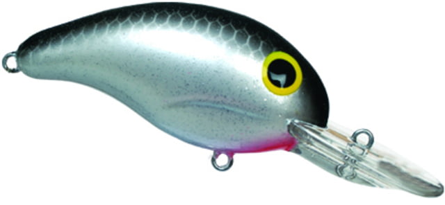 Bandit 100 Series Crankbait 2in 1/4oz Silver Minnow Sparkle