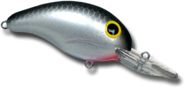 Bandit 200 Series Crankbait 2in 1/4oz Silver Minnow Sparkle