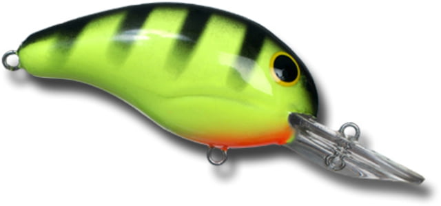 Bandit 100 Series Crankbait 2in 1/4oz Chartreuse/Black Stripes