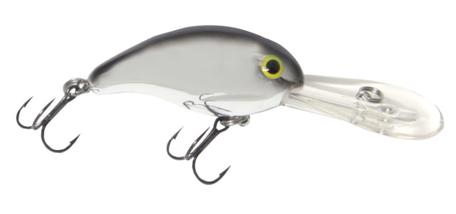 Bandit 300 Series Crankbait 2in 1/4oz Chrome/Black Back