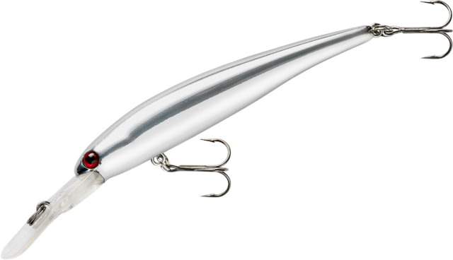 Bandit B-Shad Plug 3/8oz 3 1/2in Chrome/Red Eye