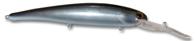 Bandit Walleye Deep Plug 5/8oz 4 3/4in Chrome Black Back