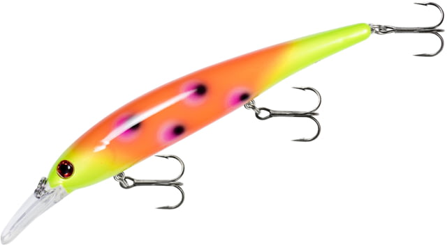 Bandit Walleye Shallow Bait 4 3/4in 5/8oz Chart/Orange/Chartreuse Head