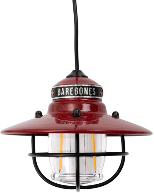 Barebones Edison Pendant Light, Red, LIV-266