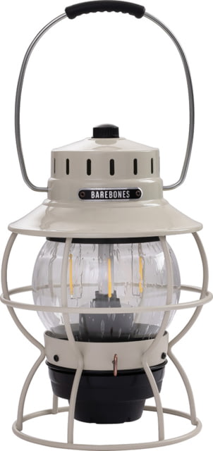 Barebones Railroad Lantern Vintage White - Barebones