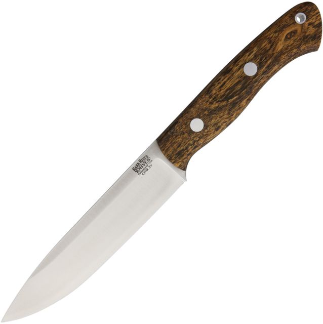 Bark River Aurora II Bocote Fixed Blade Knife 5.5in Stainless Steel Standard Edge Satin Bocote Wood Handle 06 225WB - Bark River
