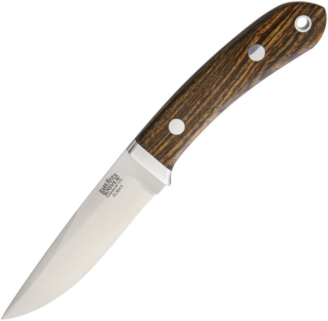 Bark River Blackwater II Bocote Fixed Blade Knife 4.25in Standard Edge Satin Bocote Wood Handle - Bark River