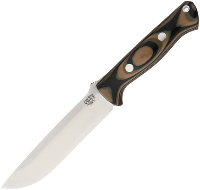 Bark River Bravo 1.5 Fixed Blade Knife 5.75in Camo G10 Handle - Bark River