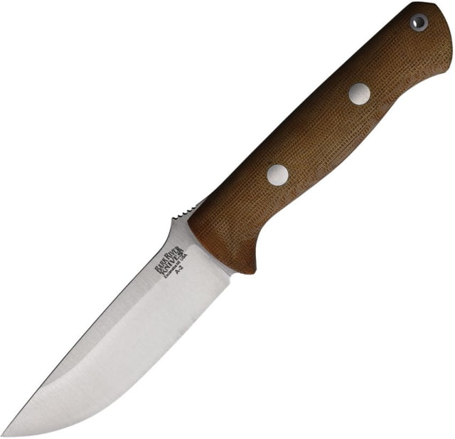 Bark River Bravo 1 Natural Canvas Micarta - Bark River
