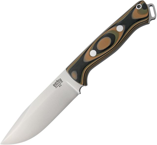 Bark River Bravo Squad Leader Mil Spec Fixed Blade Knife 3.625in A2 Tool Steel Camo G10 Handle - Bark River