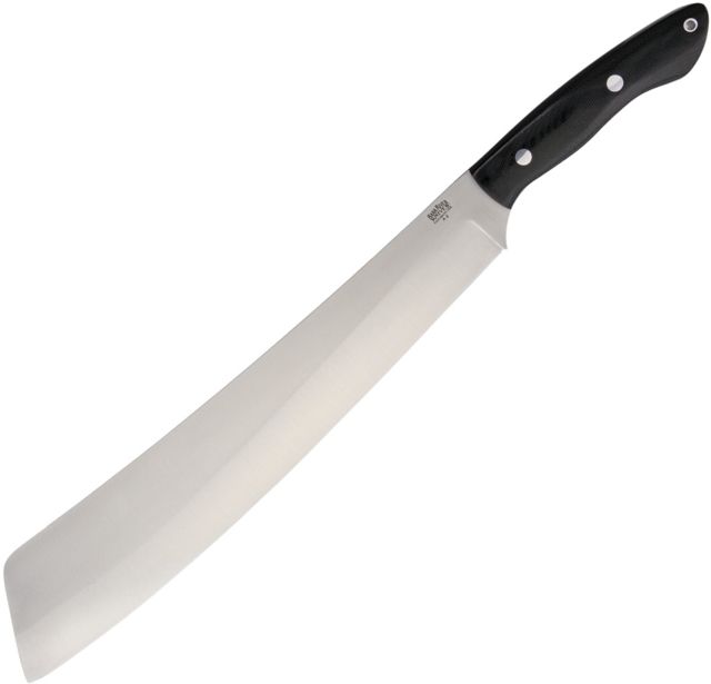 Bark River Senegal Black Canvas Fixed Blade Knife 14in A2 Tool Steel Black Canvas Micarta Handle - Bark River