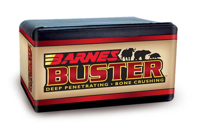 Barnes Buster Rifle Bullet .45-70 Government 400 Grain Flat Nose Flat Base 50 Bullets