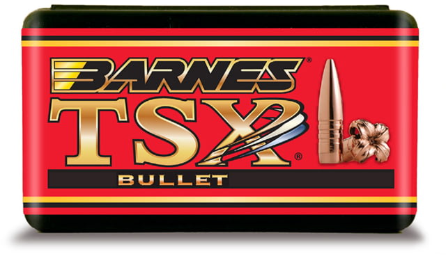 Barnes TSX Rifle Bullets .338 Lapua Magnum Boat Tail 285 grain 50 Bullets/Box Copper