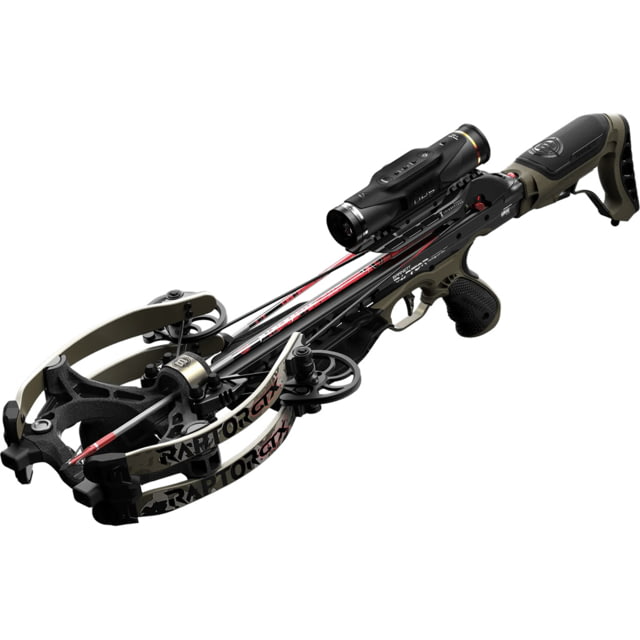 Barnett Crossbows Barnett Crossbows Hyper Raptor GTX Crossbow w/Buk Ops Cycloptic-X Prime Scope 425fps - $1169.00 at Optics Planet