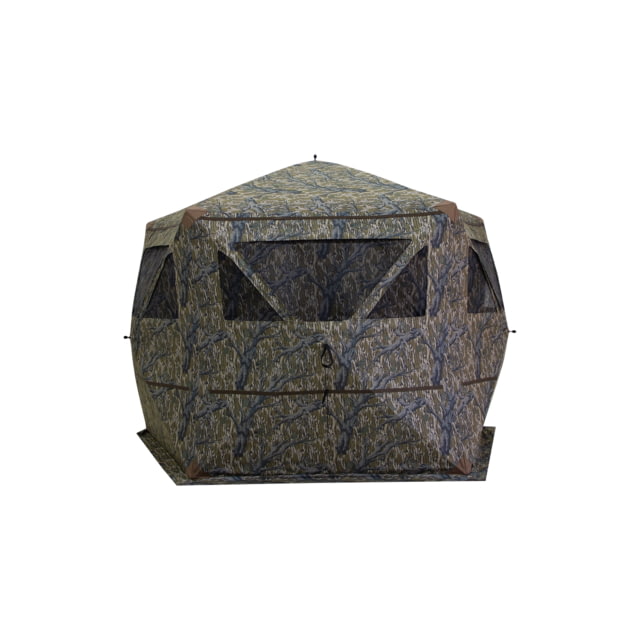 Barronett Blinds Gamekeeper Memory Maker 5 Hub Hunting Blind Mossy Oak Original Treestand Camo 4-Person - Barronett Blinds