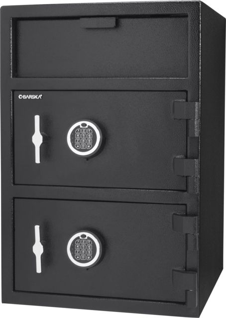 Barska 1.6/2 Cubic Ft Locker Depository Safe Black Medium - Barska