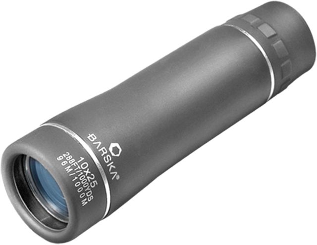 USED Barska 10x25 Trend Roof BK-7 Prism Rubber Armor Monocular Grey  EDEMO2 Used Condition Like New - Barska