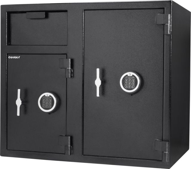 Barska 2.58/4.68 Cubic Ft Locker Depository Safe Black Large - Barska
