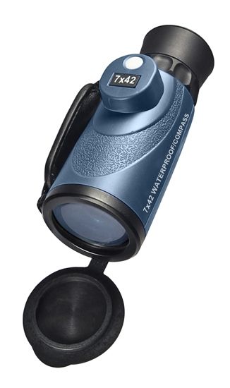 Barska 7X42 Deep Sea Monocular w/ Internal Rangefinder & Compass Waterproof - Barska