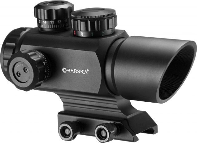 EDEMO Barska AR-X 1x35mm Multi Reticle Red/Green Dot Scope Black Matte  EDEMO2 - Barska