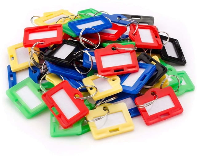 Barska Assorted Key Tags For Key Cabinets 100 Pack Multi Small - Barska
