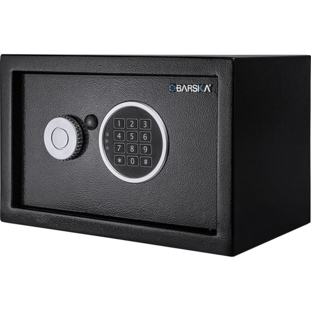 Barska 0.41 Cu. ft Digital Keypad Security Safe Black Medium