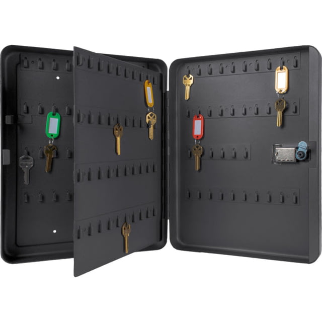 Barska 156 Capacity Fixed Position Key Cabinet w/ Combination Black Small - Barska
