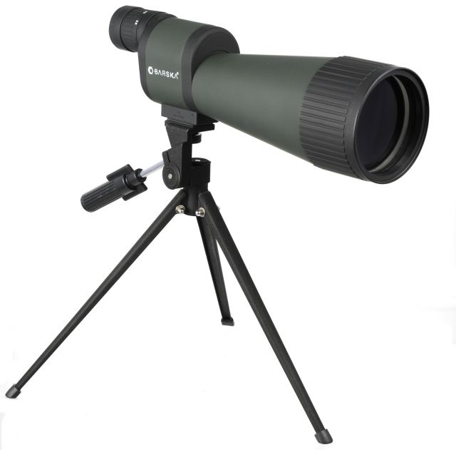 Barska 25-125x88 WP Benchmark Spotting Scope Straight w/ 2 Tripods 2 Cases