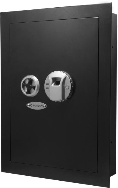 Barska Biometric Wall Safe Black - Barska