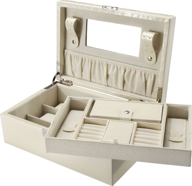 Barska Cheri Bliss Jewelry Case JC-40011x7.5x4inCream - Barska