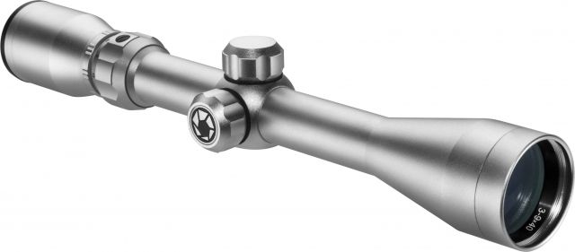 Barska 3-9x40mm Colorado 30/30 Silver Rifle Scope with Rings 1in 30/30 Reticle Silver - Barska