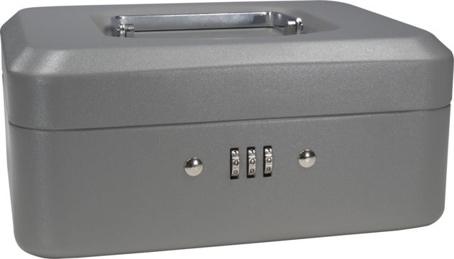 Barska Combination Lock Cash Box 8in - Barska