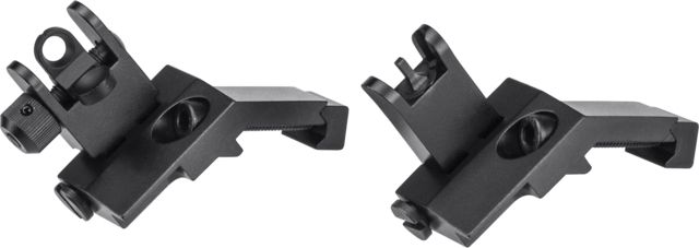 Barska Flip-Up 45 Degree Offset Sight Set Black Medium - Barska