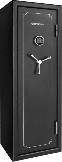 Barska FV-1000 Fire Safe 14-Rifle Vault L x W x H- 20 in. x 18 in. x 59.06 in. Outer Size 193865 - Barska
