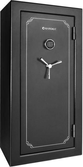 Barska FV-2000 Fire Safe 30-Rifle Vault L x W x H- 28 in. x 20 in. x 59.06 in. Outer Size 193866 - Barska