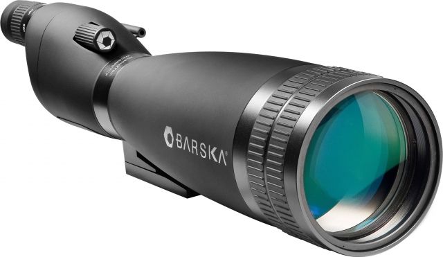 Barska Gladiator 20-60x90 Waterproof Straight Spotting Scope Black w/ Tripod & Case - Barska