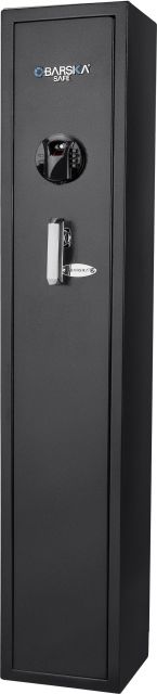 Barska HQ800 Standard Quick Access Keypad Biometric Rifle Safe Black - Barska