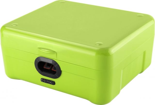 Barska iBox Portable Dual Access Biometric Secure Storage Device10.25x8x5in - Barska