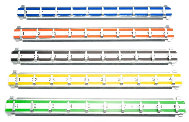 Barska Labeled Key Shelves w/ 1-100 Numbered Hooks for Key Cabinets Multi Medium - Barska