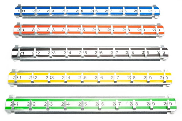 Barska Labeled Key Shelves w/ 201-300 Numbered Hooks for Key Cabinets Multi Medium - Barska