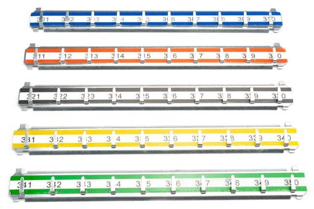 Barska Labeled Key Shelves w/ 301-400 Numbered Hooks for Key Cabinets Multi Medium - Barska
