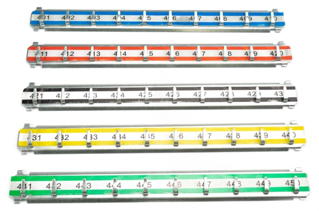 Barska Labeled Key Shelves w/ 401-500 Numbered Hooks for Key Cabinets Multi Medium - Barska