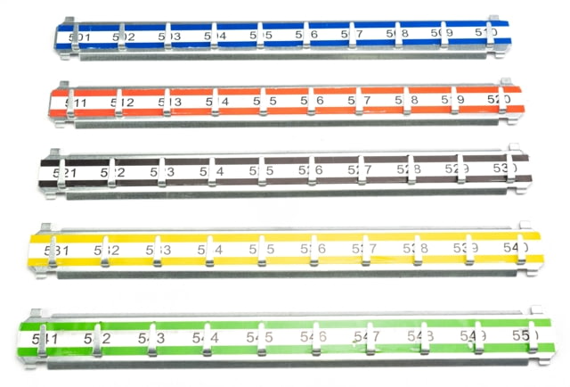 Barska Labeled Key Shelves w/ 501-600 Numbered Hooks for Key Cabinets Multi Medium - Barska