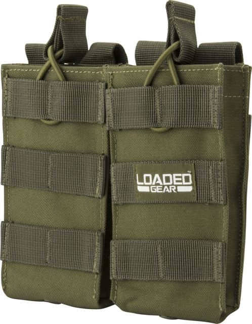 Barska Loaded Gear CX-850 Double Magazine PouchOD Green - Barska