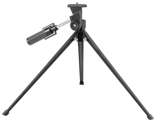 Barska Metal Table Top Tripod Standard 1/4-20 UNC Threading No-Slip Rubber Feet Black - Barska