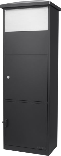 Barska MPB-600 Parcel Box with Package Compartment Black Large - Barska
